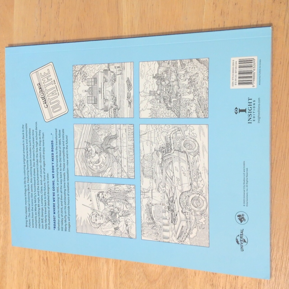 Back To The Future Coloring Book - Picture 2 of 4
